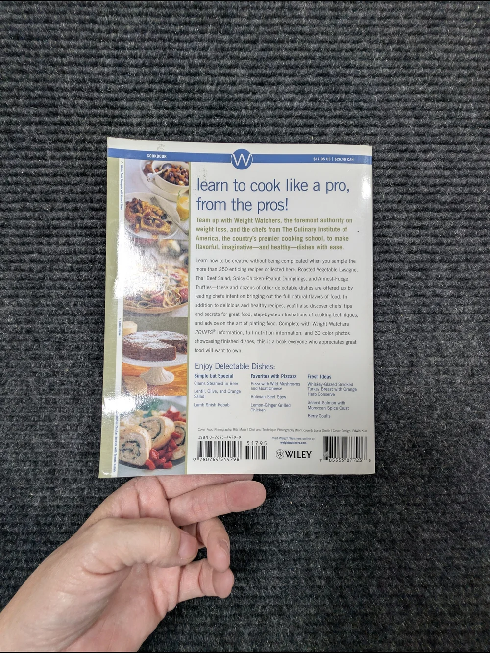Weight Watchers Great Cooking Every Day Cookbook - White, Blue, Green Cover